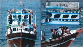 نداء لإنقاذ قارب عاطل قبالة سواحل المهرة يقل 60 شخصاً