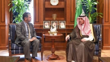 الجبير يبحث مع رئيس البعثة الأممية للحديدة جوها مستجدات اليمن