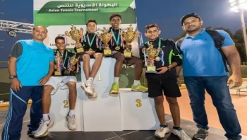 ناشئو اليمن يتربعون على عرش البطولة الآسيوية لتنس الميدان في الرياض وجدة