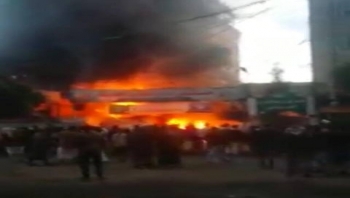 اندلاع حريق في مستشفى أهلي بمدينة ذمار