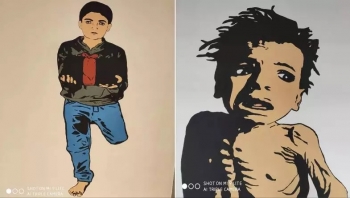 هيفاء سبيع ترسم اليمن في "بينالي سنغافورة"
