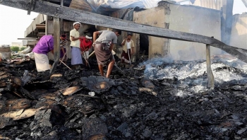 الحوثيون: ارتفاع ضحايا غارات الجوف إلى 58 بين قتيل وجريح