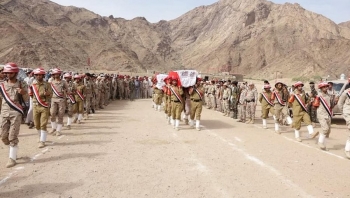 شبوة.. تشييع مهيب لشهيد الوطن العميد محمد العقيلي