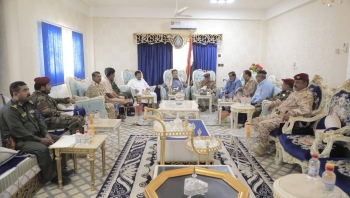 اللجنة الأمنية في‎المهرة تدعو المكونات السياسية إلي ضرورة تجنيب المحافظة الصراعات