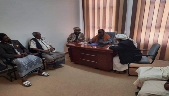 مدير عام مديرية حات يلتقي لجنة إدارة مشروعي المياه والكهرباء