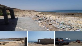 منتدى شباب نشطون ينفذ حملة نظافة لموقع نسحوت السياحي