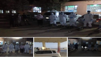 مدير عام قشن يدشن حملة الرش الضبابي بالمديرية