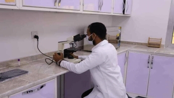 المهرة..افتتاح المختبر الطبي بمركز الفيدمي في العاصمة الغيضة