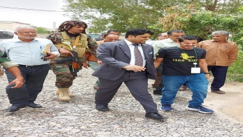 وزير الكهرباء يزور اللجنة الإشرافية لمنحة الوقود السعودية ويشيد بجهود البرنامج السعودي لتنمية وإعمار اليمن