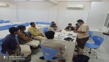 بدء دورة تدريبية  للاسعافات  الاولية في منطقة نشطون