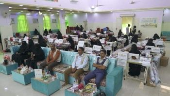 المساحة الآمنة للنساء والفتيات بالغيضة تقيم حفل توزيع 30 حقيبة تمكين اقتصادي في الخياطة والتجارة