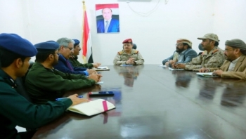 مأرب : اللجنة الأمنية العليا تعقد اجتماعا بمأرب برئاسة وزير الدفاع وحضور وزير الداخلية