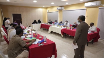انعقاد اللقاء الثاني لذوي المصلحة بإدارة المرور بمديرية الغيضة لمناقشة مشروع مبادرة إدارة المرور