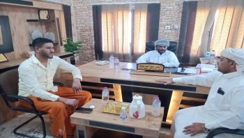 بلحاف يناقش مع مدير شركة لوبستر الترتيبات النهائية لاقامة المخيم الجراحي النوعي بمستشفى الغيضة المركزي