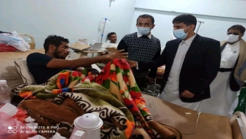 المهرة :رئيس المجلس العام لأبناء المهرة وسقطرى يزور مستشفى الغيضة ويطلع على الوضع الصحي