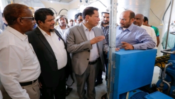 المهرة..افتتاح مصنع تعبئة الأكسجين بطاقة إنتاجية تبلغ 200 إسطوانة يومياً