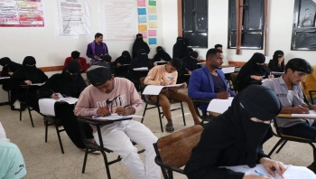 جامعة المهرة تدشن الامتحانات النهائية للفصل الدراسي الأول