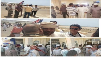 شيخ مشايخ سقطرى عيسى بن ياقوت يصل محافظة الأرخبيل