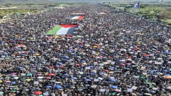 مظاهرات صنعاء تؤكد الدعم القوي للقضية الفلسطينية ومنددة بجرائم الاحتلال في غزة