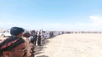 المهرة ..اجتماع قبلي موسع بدعوة من قبيلة بن محامد بخصوص الحكم الجائر الصادر من المحكمة الجزائية بحضرموت