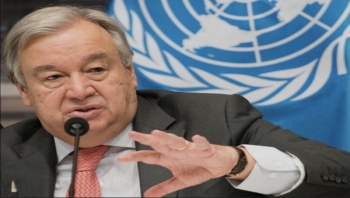 غوتيريش يدين تصرفات الانتقالي الأحادية ويؤكد على وحدة اليمن وضرورة الحل السياسي