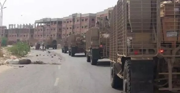 الحزام الأمني في عدن يرسل تعزيزات عسكرية إلى أبين
