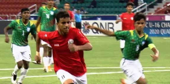 ناشئو اليمن يقتربون من التأهل الآسيوي بعد الفوز على بنجلادش بثلاثة أهداف نظيفة
