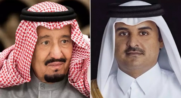 أمير قطر يتلقى دعوة من الملك سلمان لحضور القمة الخليجية في الرياض