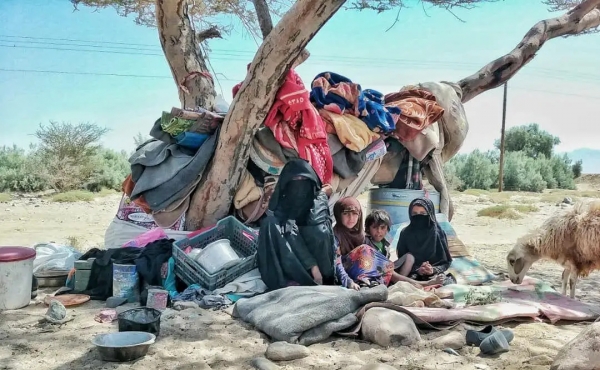 مفوضية اللاجئين: نزوح 1120 أسرة من مديرية "خب والشعف" بمحافظة الجوف جراء القتال