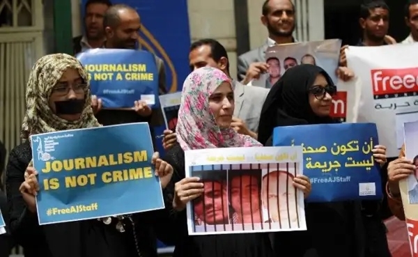 مرصد إعلامي: 11 حالة انتهاك ضد حريات التعبير في اليمن خلال مايو الماضي