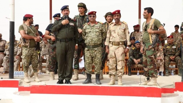وزير الداخلية يزور  اللواء 137مشاة بمحافظة المهرة