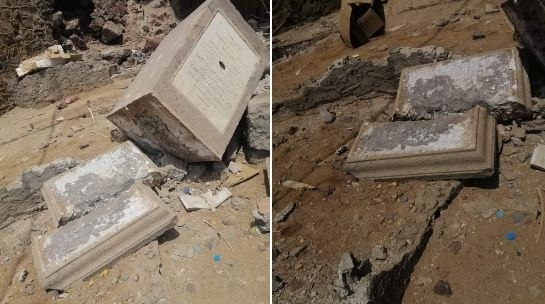 مجهولون يُحطّمون نصب تذكاري بريطاني عمره أكثر من 150 عاماً في وسط مدينة عدن