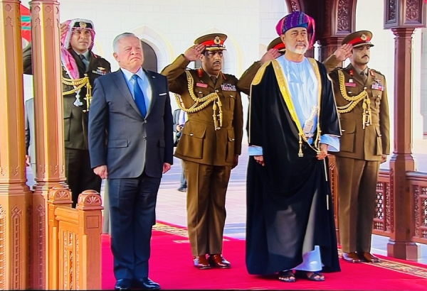 عٌمان ..ملك الأردن عبدالله الثاني يصل مسقط في زيارة رسمية لسلطنة عمان