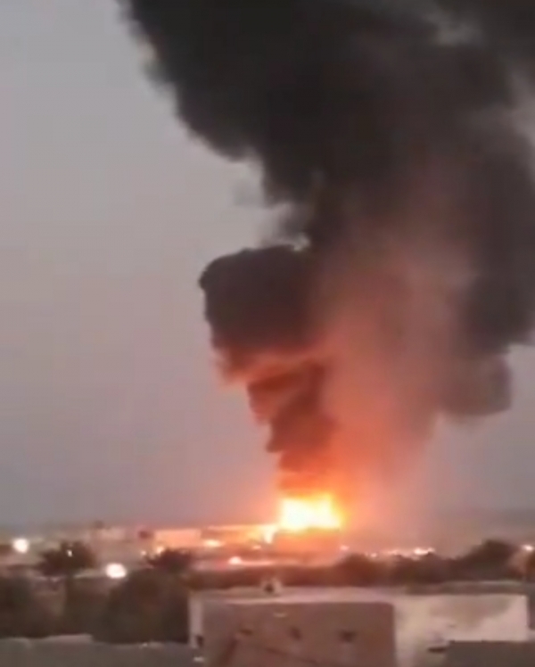 المهرة ..انفجار صهريج وقود داخل محطة تابعة لشركة النفط بمديرية قشن