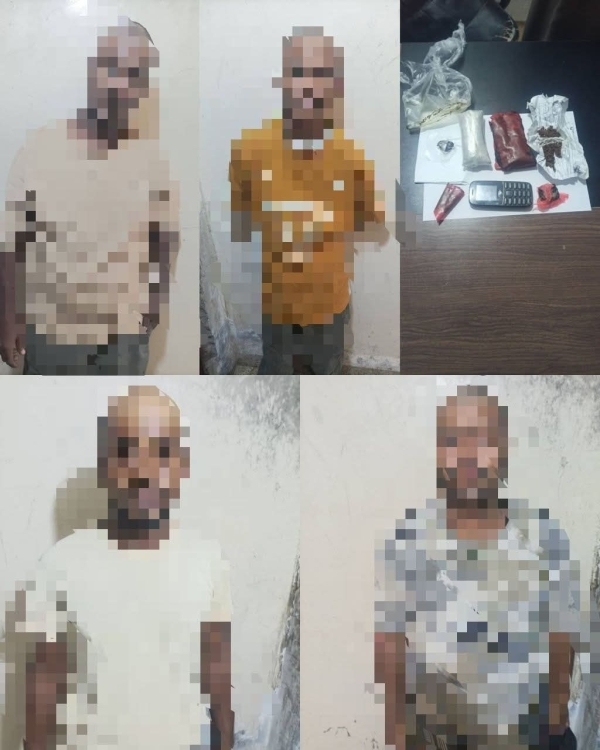 المهرة ..إدارة مكافحة المخدرات تعلن القبض على مروّجين للمواد الممنوعة في الغيضة