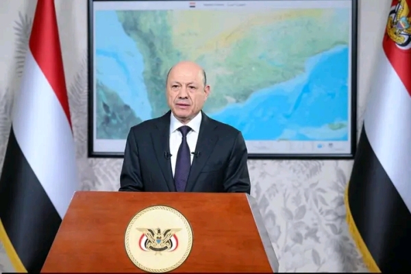 الرئيس العليمي في خطاب ذكرى 22 مايو: القضية الجنوبية جوهر السلام