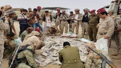 نقطة للجيش في مأرب تضبط 280 كيلوجراما من الحشيش المخدر في طريقها لمناطق الحوثيين