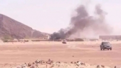 مأرب.. صاروخ حوثي يستهدف غرفة العمليات الحربية بمعسكر صحن الجن